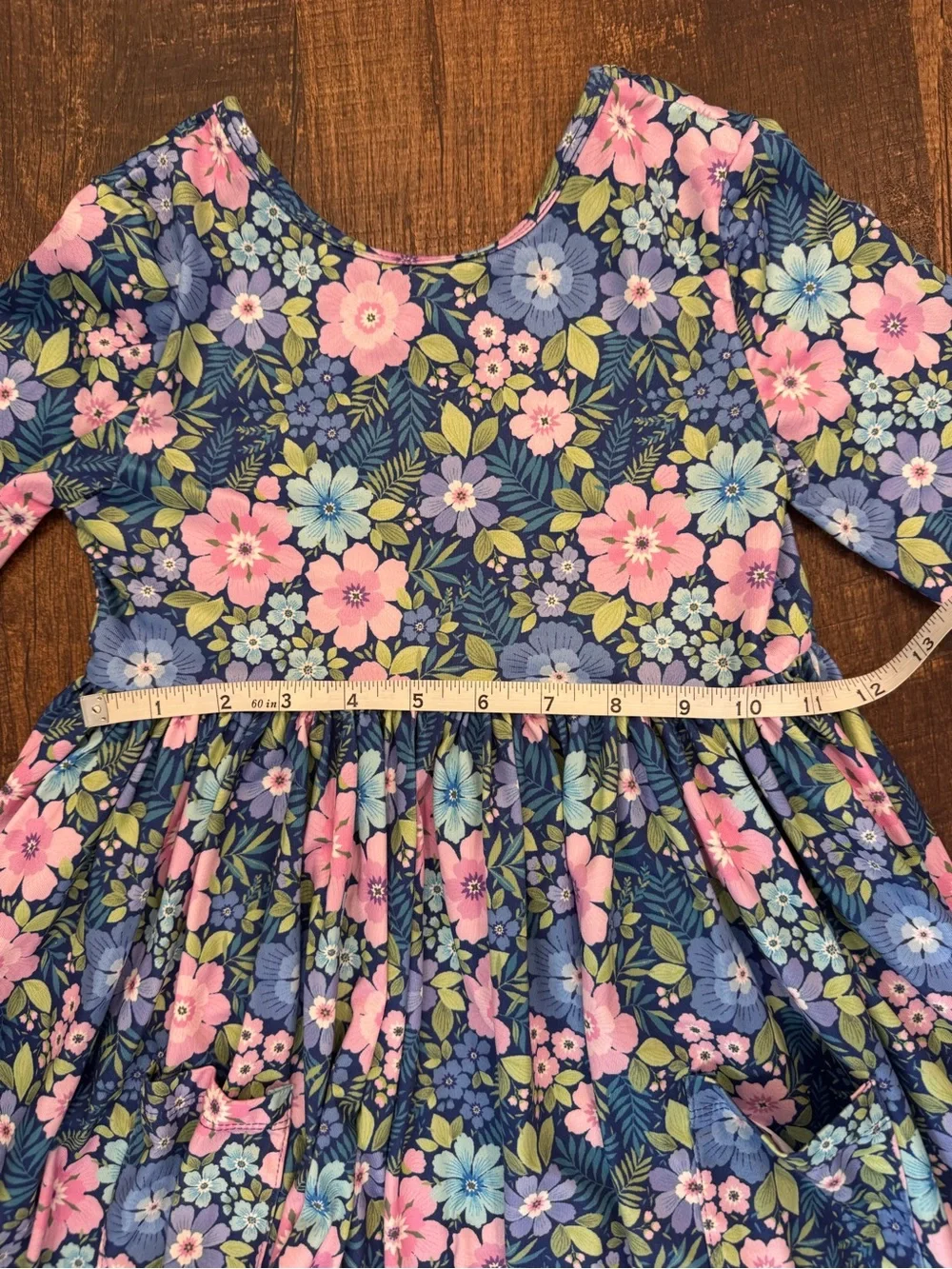 Mila and Rose WHIMSY 3/4 SLEEVE POCKET TWIRL DRESS NWOT
